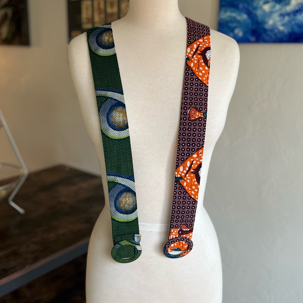 Bundle of Two Retro Print Belts - Picture 2 of 6